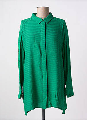 Tunică mâneci lungi guler de bluză verde COMPAÑIA FANTASTICA femeie