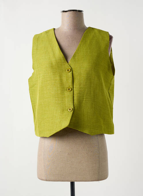 Vestă fără mâneci verde MADEMOISELLE YEYE femeie