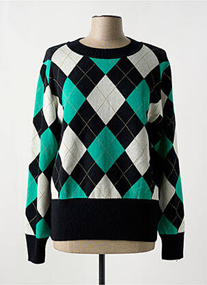 Pulover verde MADEMOISELLE YEYE femeie