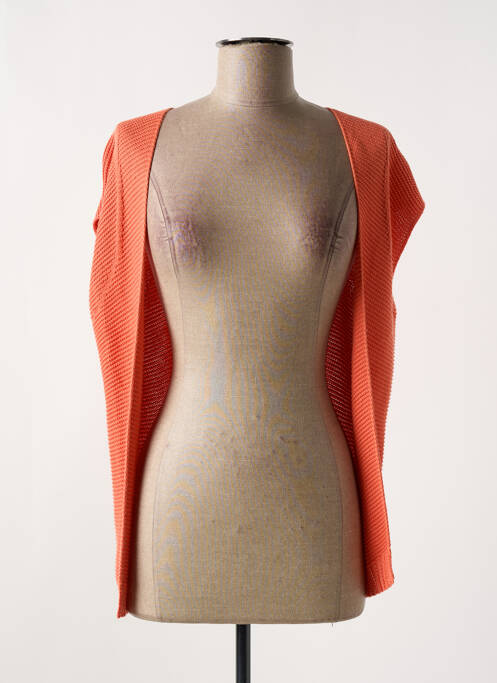 Vestă cu mâneci scurte portocaliu NELL femeie