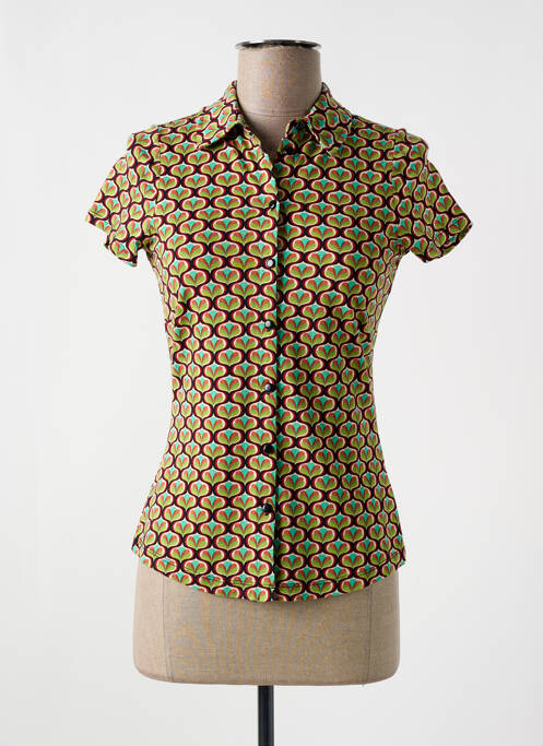 Cămașă mâneci scurte mâneci scurte verde KING LOUIE femme