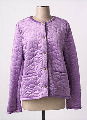 Jachete casual guler rotund violet CHERRY PARIS femeie