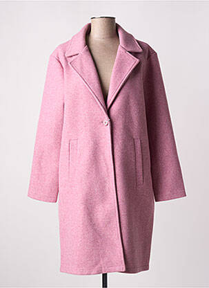 Palton lung roz LOSAN femeie