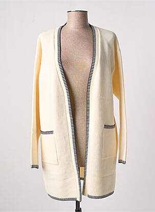 Vestă cu mâneci lungi bej CHERRY PARIS femeie