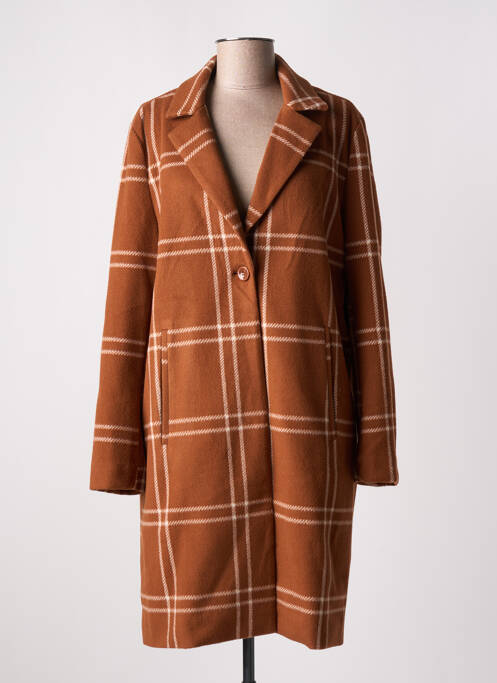 Palton lung maro LOSAN femeie