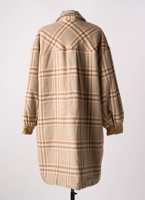 Palton lung bej NUMPH femeie