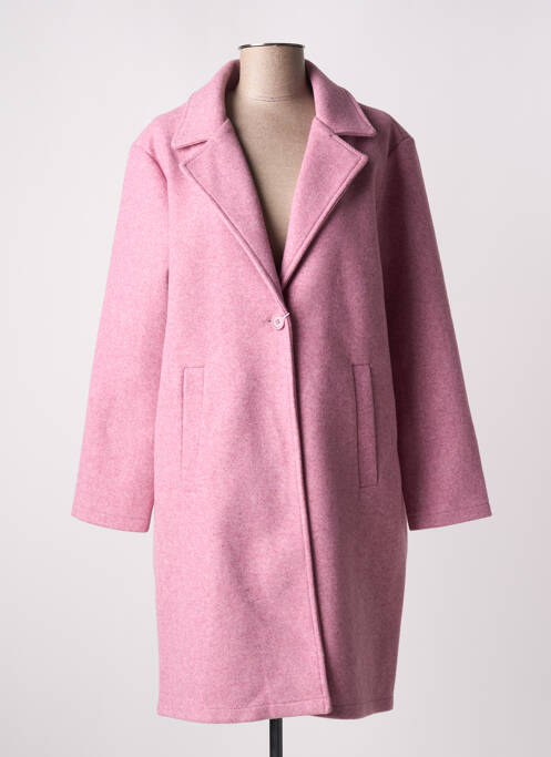 Palton lung roz LOSAN femeie