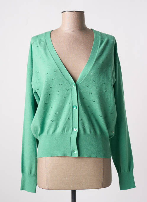 Vestă cu mâneci lungi verde NUMPH femeie