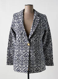 Sacou buzunare albastru LOVE BY MD femme