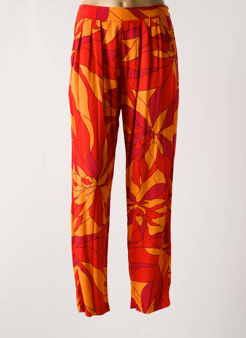 Pantalon drept portocaliu TERRACOTTA femeie