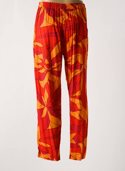 Pantalon drept portocaliu TERRACOTTA femeie