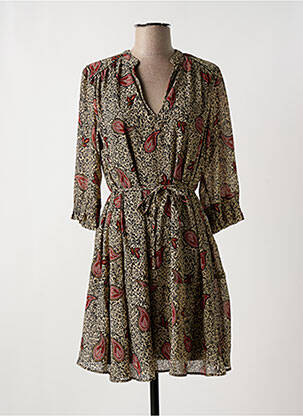 Rochie scurtă bej IKKS femeie