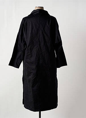 Trench țesătură poplin fără glugă negru YUGEN femeie
