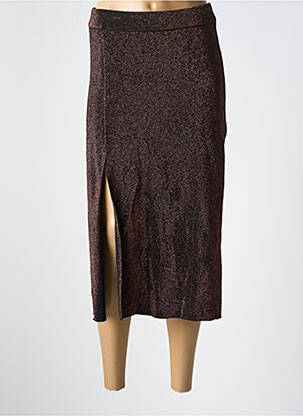 Fustă lungă maro DEUX. BY ELINE DE MUNCK femeie