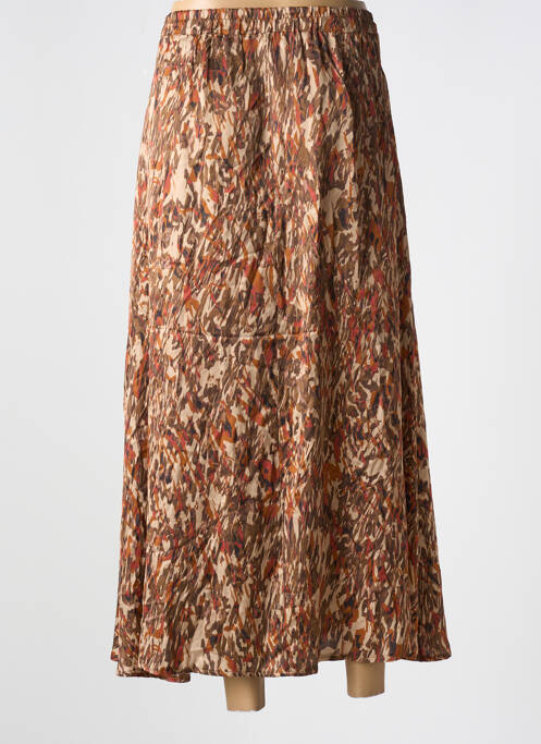 Fustă lungă maro BELLITA femeie