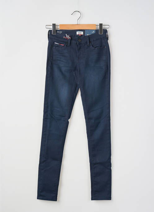 Blugi cu croială slim albastru TOMMY HILFIGER femeie