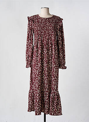 Rochie lungă roșu MANGO femeie