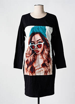 Rochie scurtă mâneci lungi mâneci lungi negru HAILYS femeie