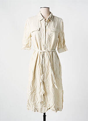 Rochie midi bej VERO MODA femeie