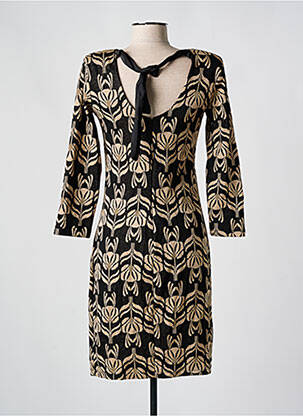 Rochie midi mâneci lungi mâneci lungi auriu AMELIE & AMELIE femeie