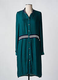 Rochie midi mâneci lungi mâneci lungi verde GARCIA femeie