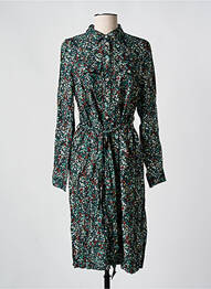 Rochie midi imprimeu floral mâneci lungi verde S.OLIVER femeie