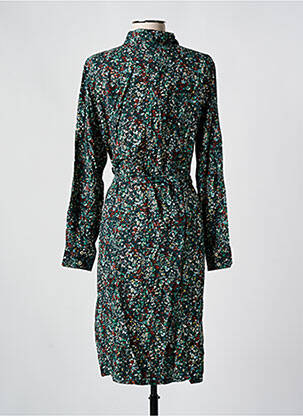 Rochie midi imprimeu floral mâneci lungi verde S.OLIVER femeie