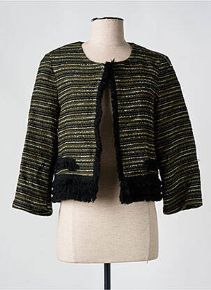 Jachete elegante buzunare false verde IMPREVU femeie