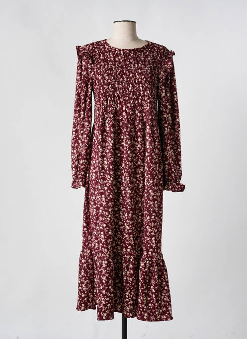 Rochie lungă roșu MANGO femeie