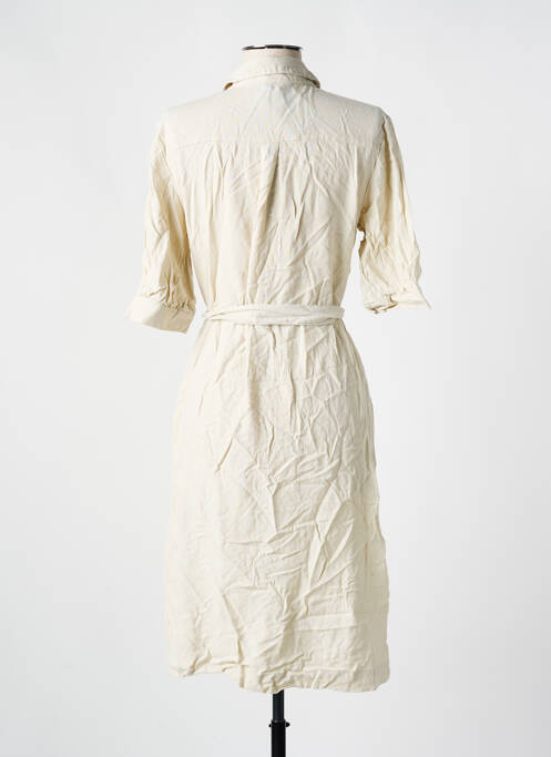 Rochie midi bej VERO MODA femeie