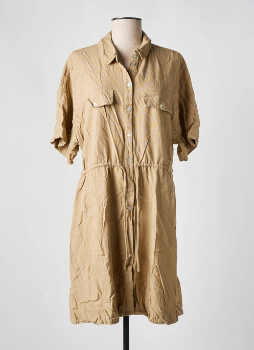 Rochie midi maro VERO MODA femeie