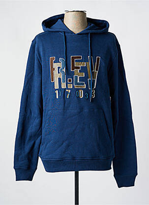 Hanorac cu glugă albastru R.EV 1703 BY REMCO EVENPOEL  femeie