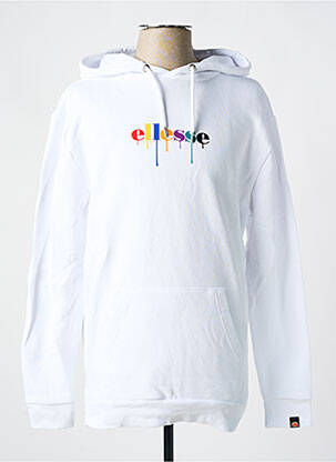 Hanorac cu glugă buzunare mâneci lungi alb ELLESSE bărbat