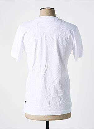 Tricou croială cambrată mâneci scurte alb R.EV 1703 BY REMCO EVENPOEL  bărbat