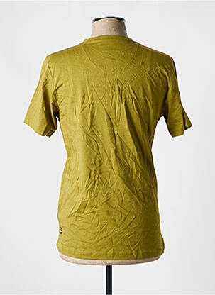Tricou croială dreaptă mâneci scurte verde R.EV 1703 BY REMCO EVENPOEL  bărbat