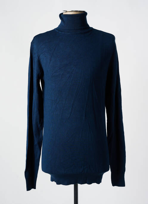 Pulover cu guler înalt albastru PETROL INDUSTRIES bărbat