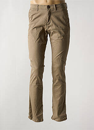 Pantalon chino elasticitate mărime normală bej JACK & JONES bărbat