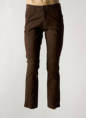 Pantalon chino elasticitate mărime normală maro JACK & JONES bărbat