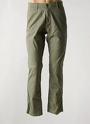 Pantalon chino elasticitate mărime normală verde JACK & JONES bărbat