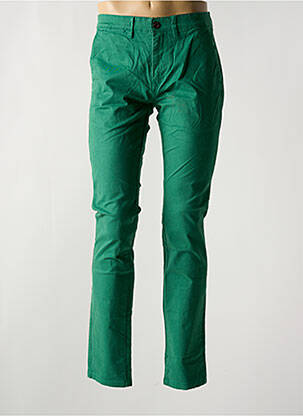 Pantalon chino elasticitate mărime normală verde BRUCE & BUTLER  bărbat