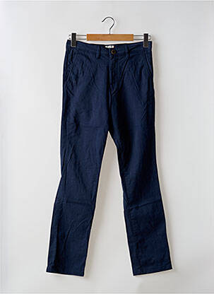 Pantalon chino elasticitate mărime normală albastru JACK & JONES bărbat