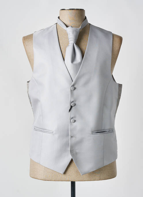Vestă fără mâneci gri MONSIEUR PEKTRUS BLANCO bărbat