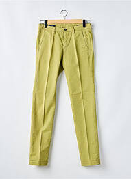 Pantalon chino elasticitate mărime normală verde MASON'S homme