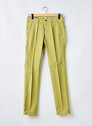 Pantalon chino elasticitate mărime normală verde MASON'S bărbat