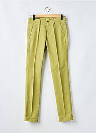 Pantalon chino elasticitate mărime normală verde MASON'S homme