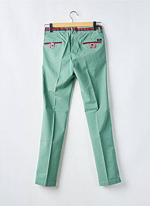 Pantalon chino elasticitate mărime normală verde MASON'S bărbat