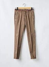 Pantalon chino elasticitate mărime normală maro MASON'S homme