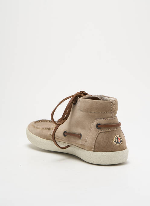 Pantofi de barcă bej MONCLER bărbat