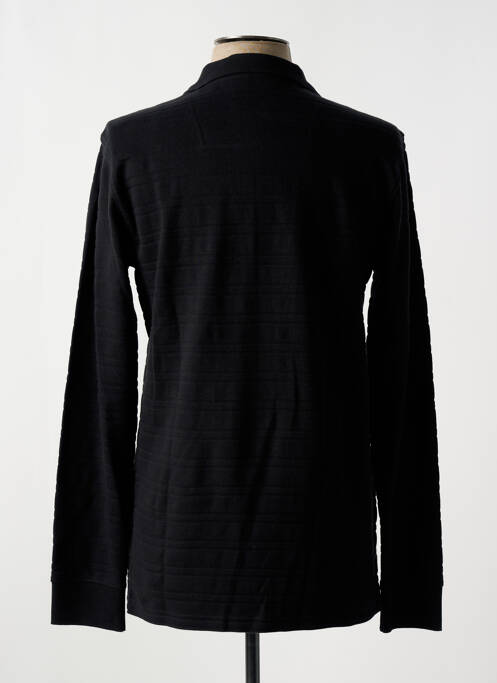 Polo negru LOSAN bărbat