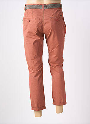Pantalon 7/8 țesătură poplin mărime normală maro LOSAN bărbat